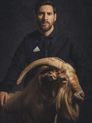The GOAT Lionel Messi Soccer Poster
