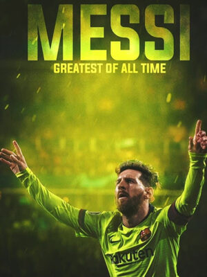 The Greatest of all Time Football Player Lionel Messi Soccer Poster