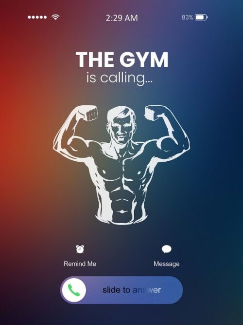 The Gym Is Calling Quotes Poster