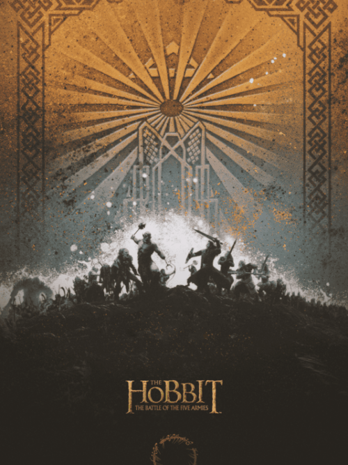 The Hobbit The Battle Of The Five Armies 2014 Movie Poster