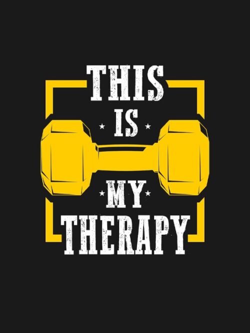 This Is My Therapy Gym Poster