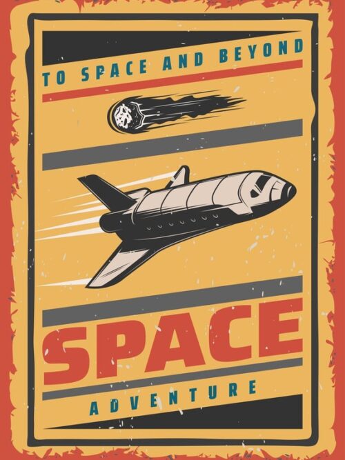 To Space and Beyond Adventure Poster