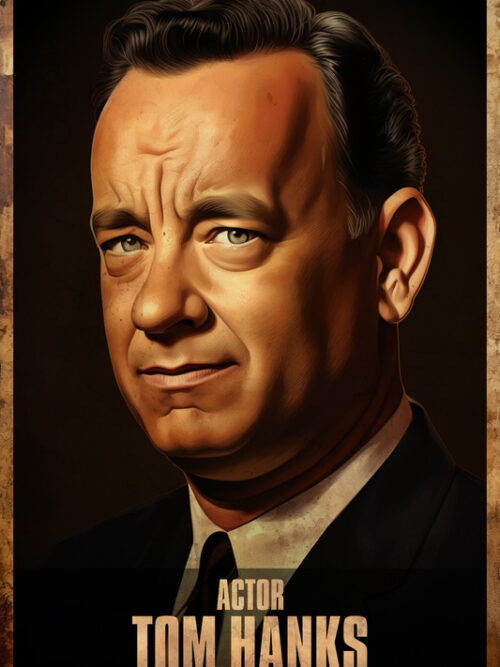 Tom Hanks Acting Poster