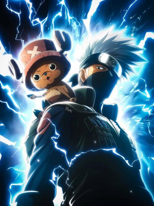 Tony Tony Chopper And Kakashi Anime & Manga Poster