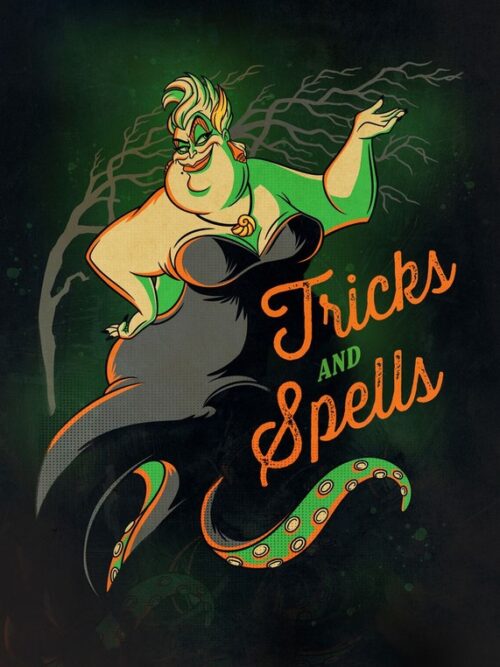 Tricks and Spells Halloween Poster