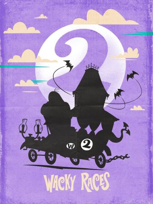Wacky Races W2 The Flintstones Poster