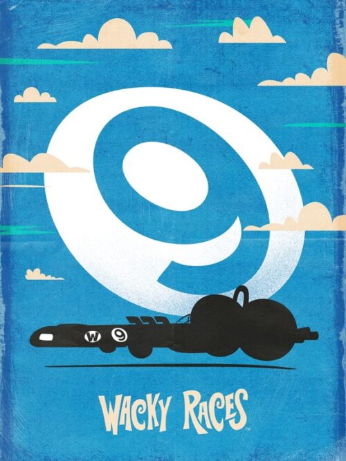 Wacky Races W9 The Flintstones Poster