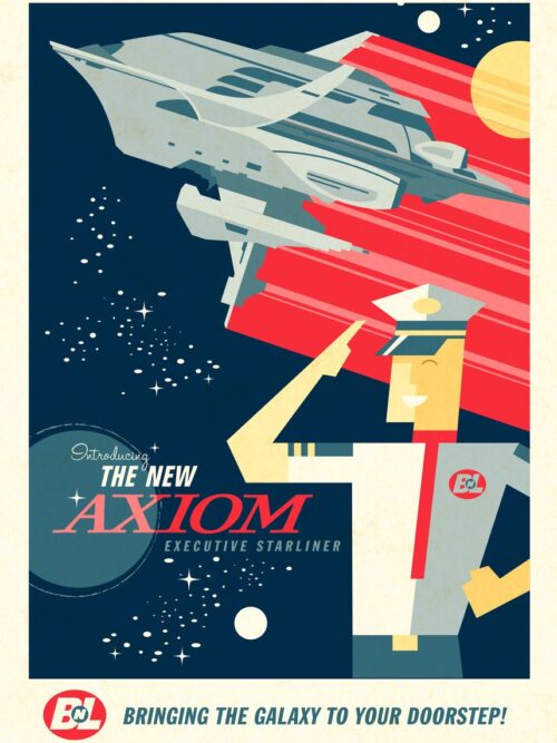 Wall-E New Axiom Poster