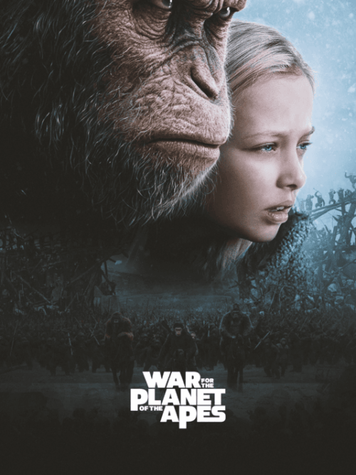War For The Planet Of The Apes 2017 Movie Poster