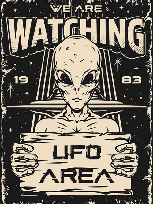 We are watching UFO Poster