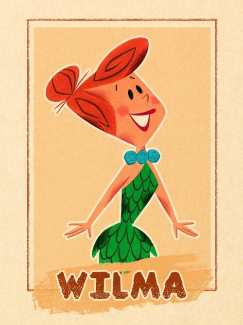 Wilma Flintstone Poster