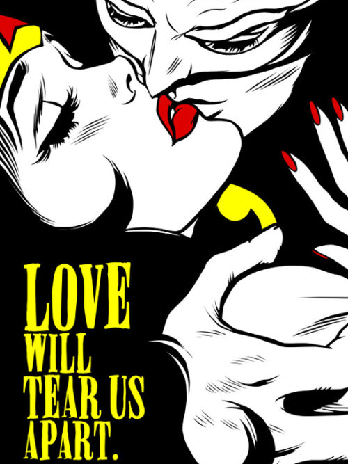 Wonder Woman and Batman Love Pop art Poster
