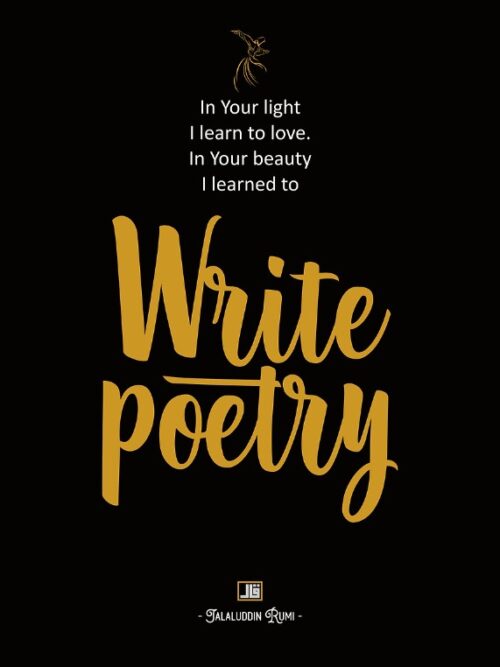 Write Poetry Poster