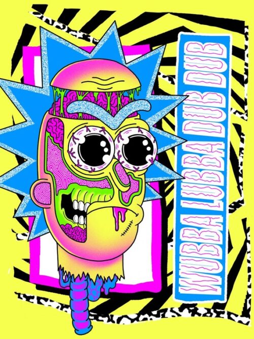 Wubba Lubba Dub Dub Rick and Morty Poster