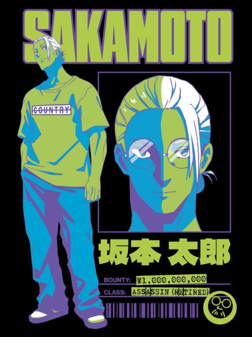 Young Taro Sakamoto Days Anime & Manga Poster