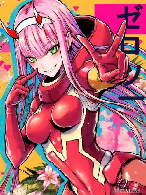 Zero Two DARLING In The FRANXX Anime & manga Poster