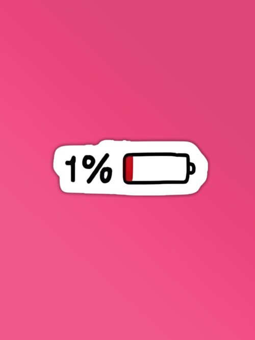 1 Battery Laptop Mobile Stickers