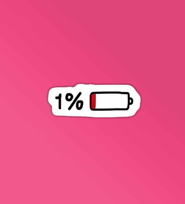 1 Battery Laptop Mobile Stickers 1 Battery Laptop Mobile Stickers