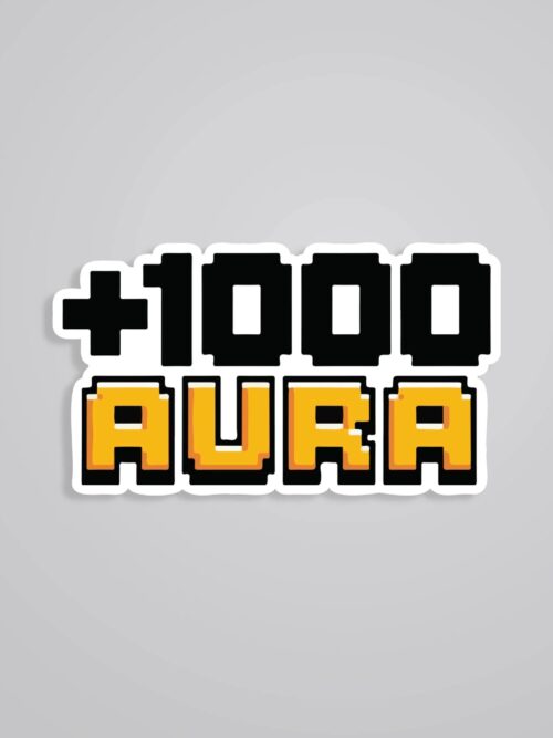 1000 Aura Witty Stickers