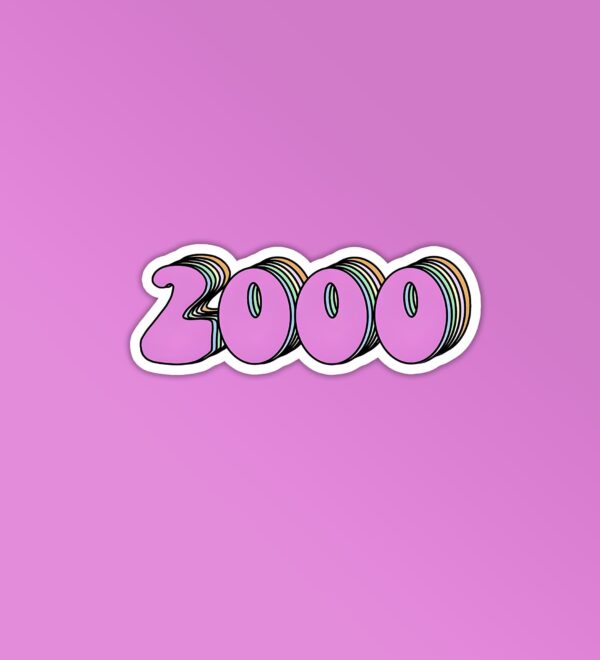 2000 Laptop Mobile Stickers 2000 Laptop Mobile Stickers