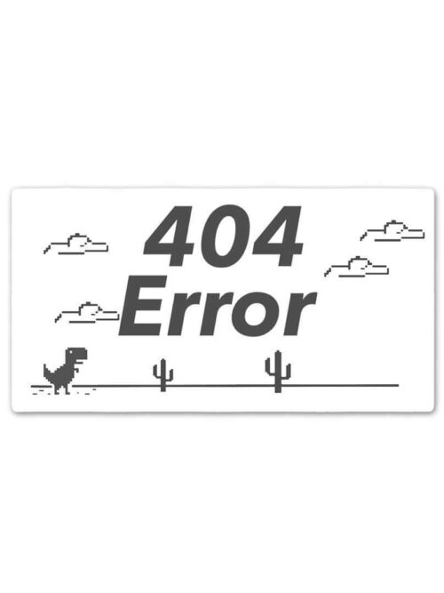404 Error Sticker