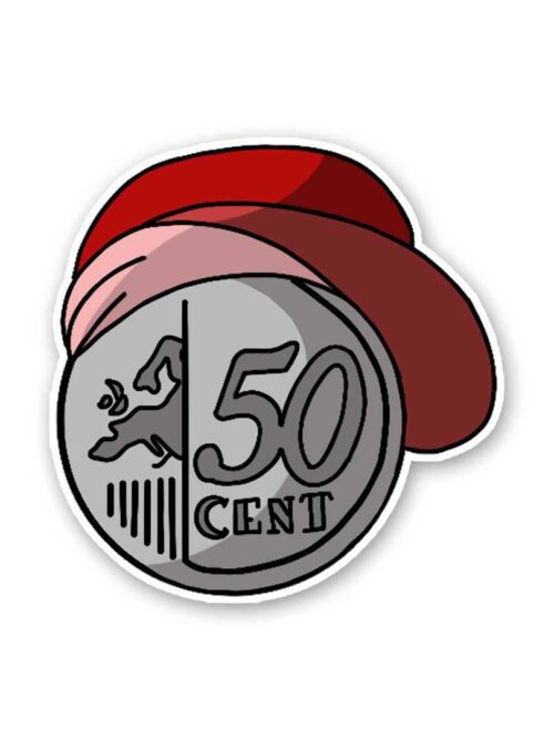 50 Cent Sticker