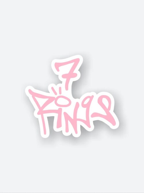 7 Rings Sticker
