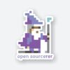 8 Bit Open Sourcerer Sticker