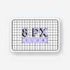 8 PX Club Sticker
