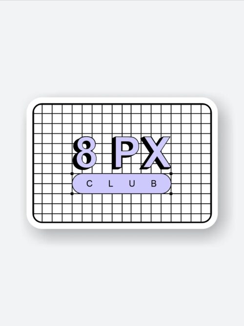 8 PX Club Sticker