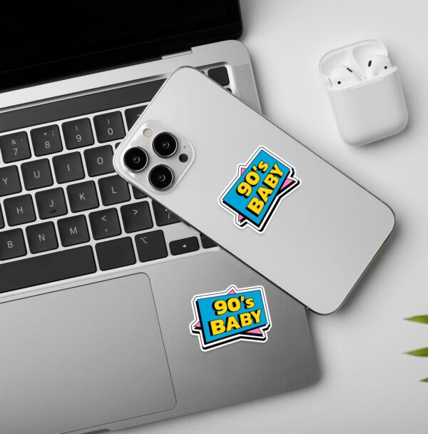 90s Baby Laptop Mobile Sticker 90s Baby Laptop Mobile Sticker