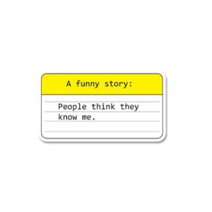 A Funny Story Sticker A Funny Story Sticker