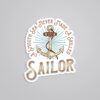 A Smooth Sea Never Made Skilled Sailor Motivational Stickers