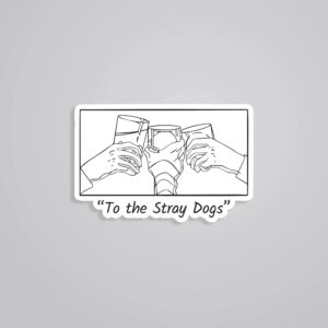 A Toast To The Stray Dogs Anime Stickers A Toast To The Stray Dogs Anime Stickers