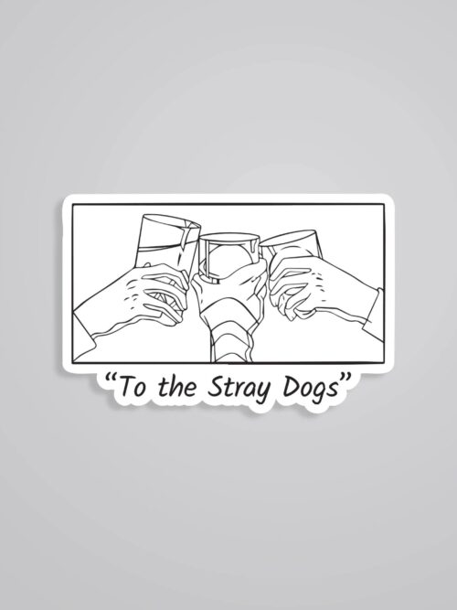 A Toast To The Stray Dogs Anime Stickers