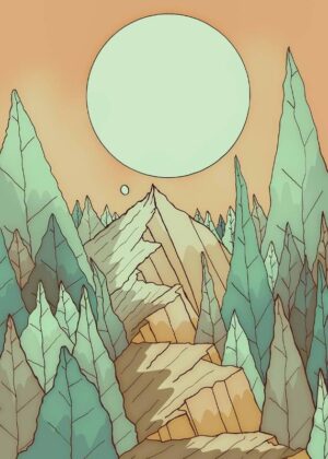 A Cool Green Morning Spring Vibes Poster