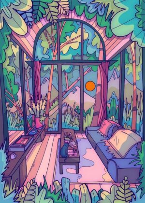 A Forest Home Spring Vibes Poster