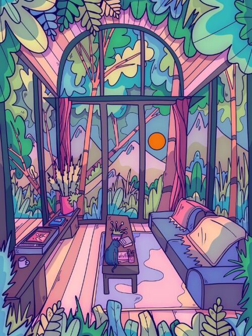A Forest Home Spring Vibes Poster