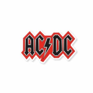 AC DC sticker AC DC sticker