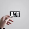 AOT Eren Silhouette Anime Stickers