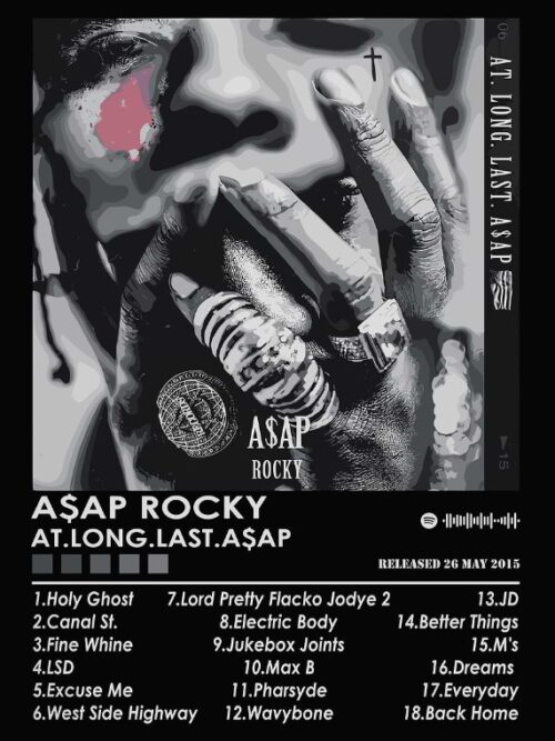 ASAP Rocky At Long Last ASAP Music Poster