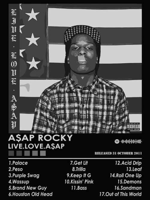ASAP Rocky Live Love ASAP Music Poster