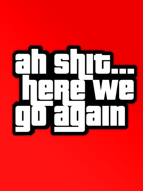 AW Shit Sticker