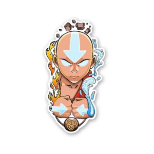Aang The Airbender Sticker Aang The Airbender Sticker