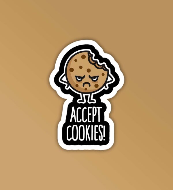 Accept Cookies Programmer Coding Sticker Accept Cookies Programmer Coding Sticker