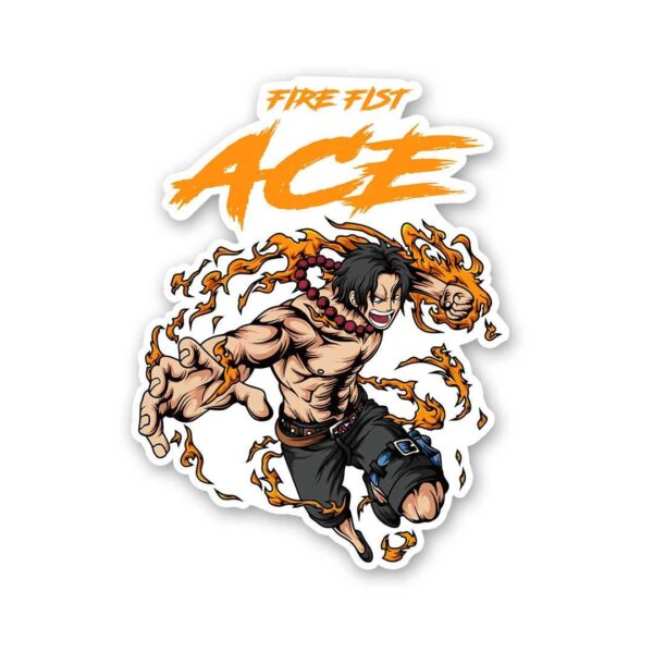 Ace Fire Fist Sticker Ace Fire Fist Sticker