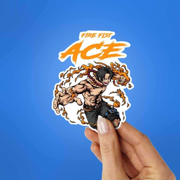 Ace Fire Fist Sticker Ace Fire Fist Sticker