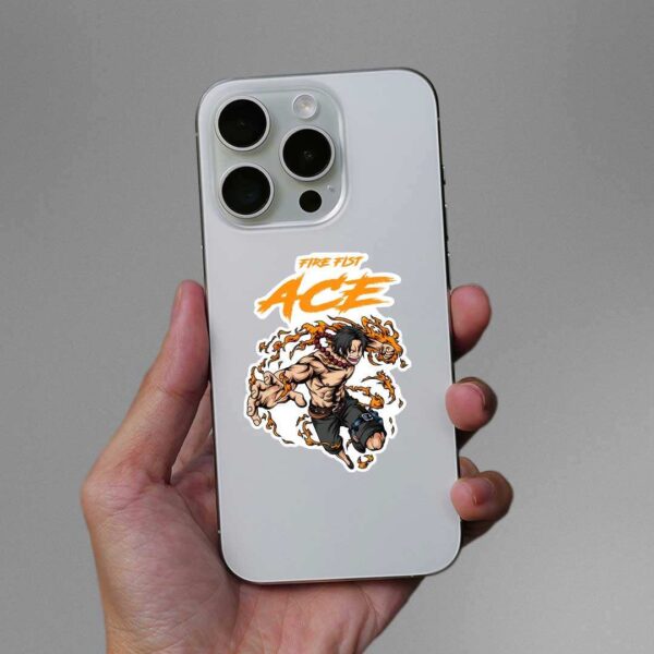 Ace Fire Fist Sticker Ace Fire Fist Sticker