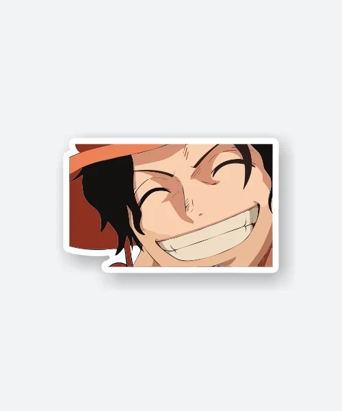 Ace Happy And Smiling Sticker