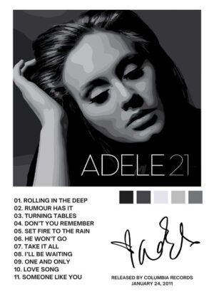 Adele Music Poster
